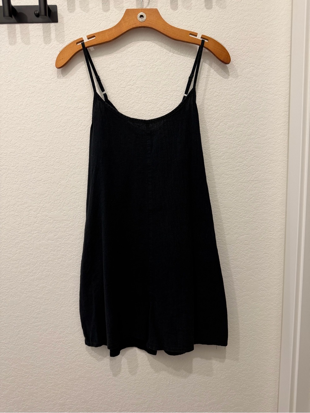 SHEIN Black Spaghetti Strap Romper